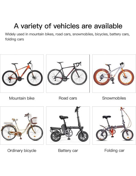 8 Luces LED para Válvula de Rueda Hevituwhe Amarillo