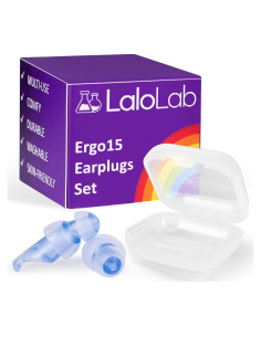 Tapones para oídos LaloLab | 1 par pequeño | Reducción de ruido 28 dB
