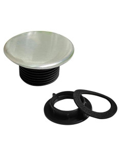 Cubierta de Agujero para Grifo de Cocina ZYYC Acero Inoxidable 3.05-4.06 cm