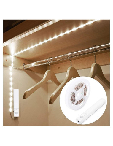 Luz de Armario KUCAM 1M con Sensor de Movimiento 6000K