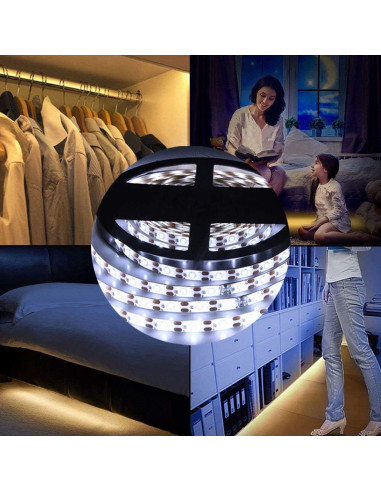 Luz de Armario KUCAM 1M con Sensor de Movimiento 6000K