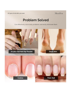 Taladro de Uñas Eléctrico MelodySusie PC120B Dorado 300g 2