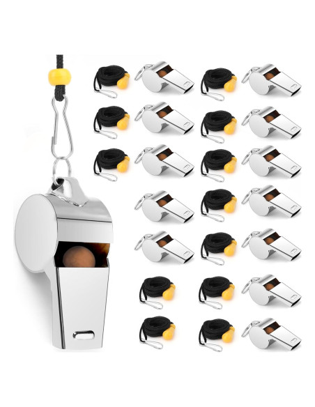 Silbato de Entrenador Evechole Acero Inoxidable Sonido Fuerte