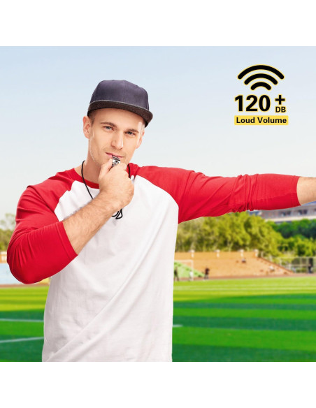 Silbato de Entrenador Evechole Acero Inoxidable Sonido Fuerte