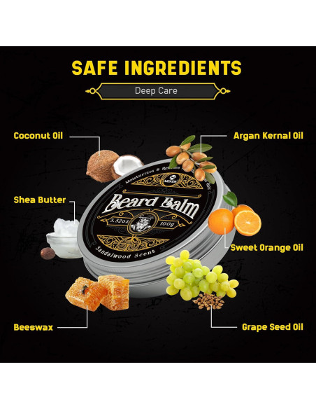 Bálsamo para Barba MEKER 99g Suavizante Antipicazón