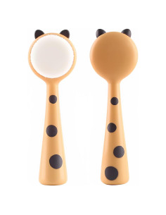 Cepillo Facial Hysotok F-001 con Cerdas Suaves y Mango Leopardo