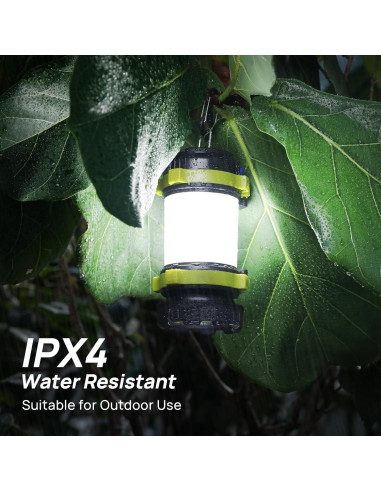 Linterna Camping LED Recargable Consciot 2 Paquetes 3600mAh