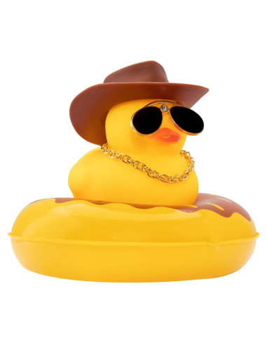 Accesorios de Coche Patos de Goma Rosa Wonuu - Decoración Divertida