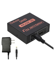 Divisor HDMI 1 en 2 Salidas 4K@30Hz Ouluoa con Adaptador