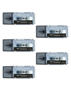 Cinta Correctora Pocket Tombow CT-CM5C10-5P 5mm x 4m Negra