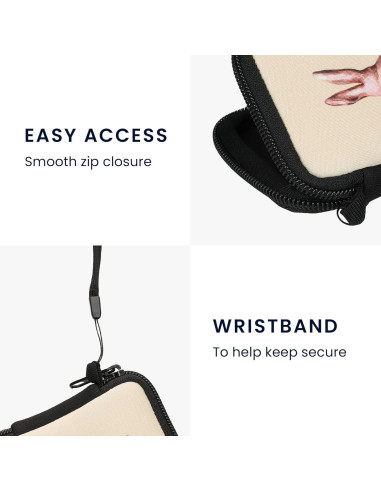 Funda de Neopreno kwmobile para Auriculares In-Ear con Cierre