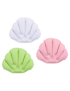 Almohada de Baño Inflable PATIKIL - 3 Piezas Soporte Cuello
