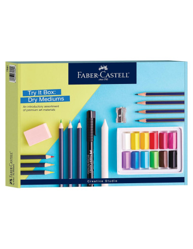 Set de Arte Faber-Castell Try It Box 26 Piezas para Dibujar