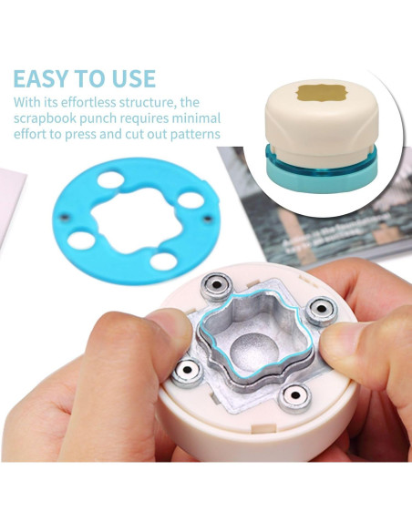 Troqueladora de Manualidades Cyrank - Esquinas Redondeadas, 4 Hojas