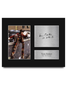 Foto Autografiada Tom Baker HWC Trading 21.6x27.9 cm