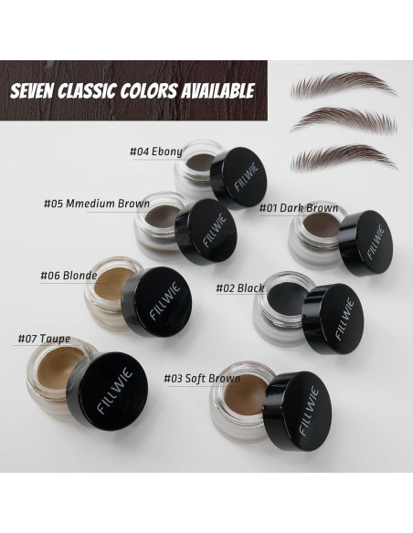 Pomada para Cejas Fillwie Auburn 40g - Larga Duración y Precisión