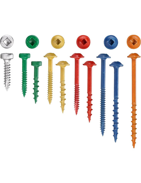 Tornillos para Agujeros de Bolsillo Armor Tool 100 Pzas 2.54 cm