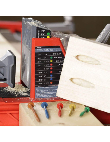 Tornillos para Agujeros de Bolsillo Armor Tool 100 Pzas 2.54 cm