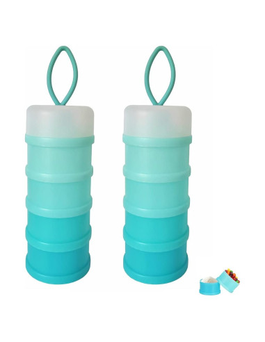 Dispensador de Fórmula para Bebés BJLIIO 480ml 4 Capas Sin Derrames