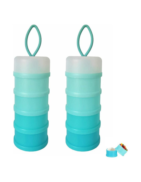 Dispensador de Fórmula para Bebés BJLIIO 480ml 4 Capas Sin Derrames