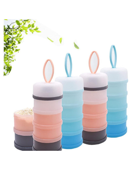 Dispensador de Fórmula para Bebés BJLIIO 480ml 4 Capas Sin Derrames