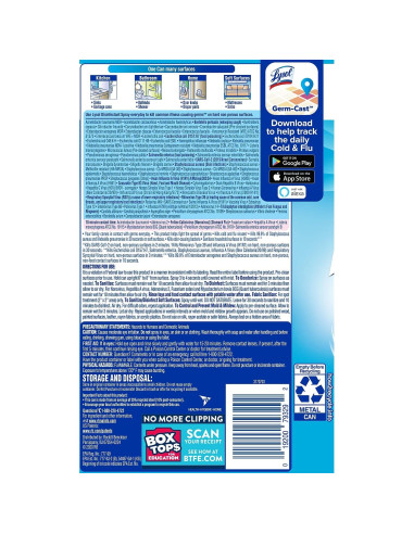 Spray Desinfectante Lysol 562 ml Antibacteriano Multiusos