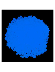 Piedras Brillantes Luminiscentes MLOLM 0.91 kg Azul Cielo