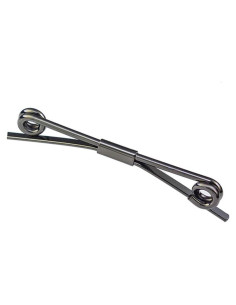 Clip de Corbata Ajustable YYBONNIE en Oro Negro y Plateado