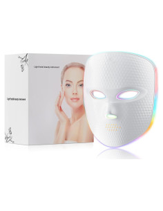 Máscara de Terapia de Luz Roja ONLUKY LED Recargable USB