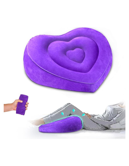 Almohada Inflable de Elevación de Piernas Hawtail - Corazón
