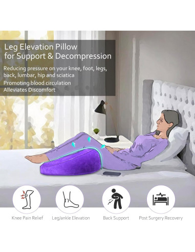 Almohada Inflable de Elevación de Piernas Hawtail - Corazón