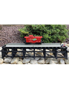 Trestle Bajo de Madera Dechant's 61 cm para Trenes Escala O 2