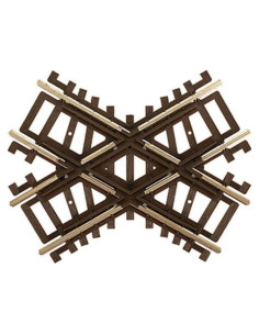 Cruce de 60 Grados Atlas HO Código 83 Riel Plata Níquel