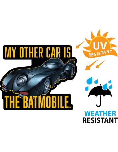 Calcomanía Batman Mi Otro Coche 10 cm Vinilo Premium