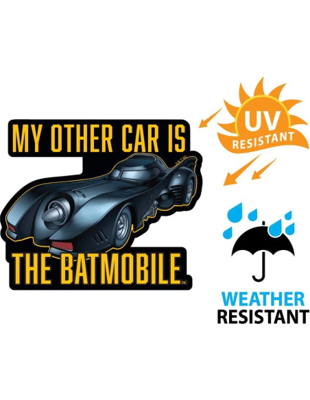 Calcomanía Batman Mi Otro Coche 10 cm Vinilo Premium
