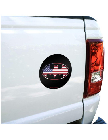 Calcomanía Batman USA Logo 14 cm para Ventana de Auto