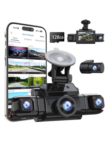 Cámara Dash 4 Canales ZMOPO D435 Full HD 1080P GPS WiFi 5G