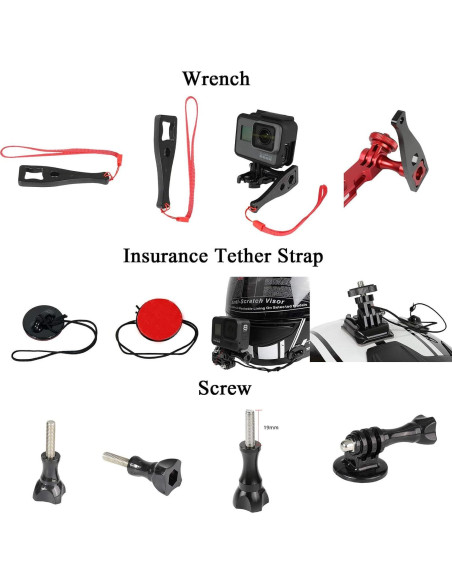 Kit de Accesorios 20 en 1 para Cámara de Acción Pellking