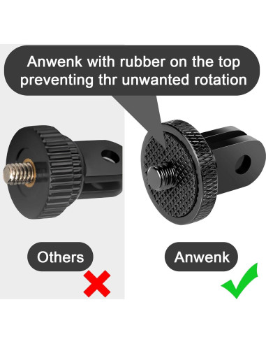 Adaptador de Montaje en Trípode Anwenk 1/4 para GoPro