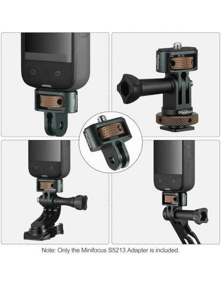 Adaptador de Montaje MINIFOCUS S5213 para GoPro y Cámaras