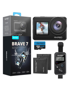 Cámara de acción AKASO Brave 7 4K 20MP resistente al agua