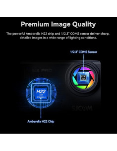 Cámara de Acción SJCAM SJ8 PRO 4K 60fps Estabilización 170 2