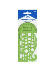 Plantilla de Dibujo ALVIN TD116 - Todo Propósito, Plástico