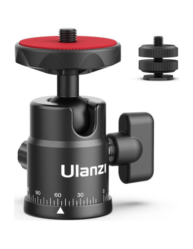 Cabezal de Bola Mini ULANZI H28 con Adaptador Dual para DSLR