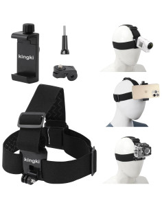 Soporte para Teléfono Móvil en Cabeza GZJH para Grabación 2