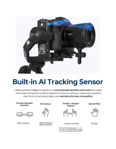 Gimbal Estabilizador FeiyuTech SCORP Mini 2 con Luz y AI