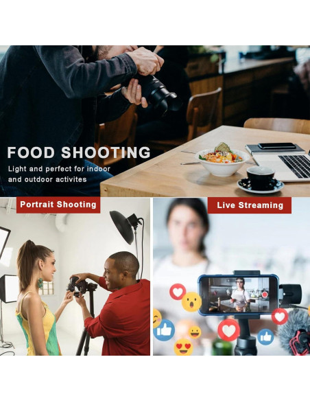 Abrazadera de Montaje para Cámara Lanxire con Mini Brazo Mágico