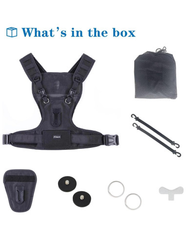 Arnés de Pecho Doble Nicama NC-Vest para Cámaras DSLR