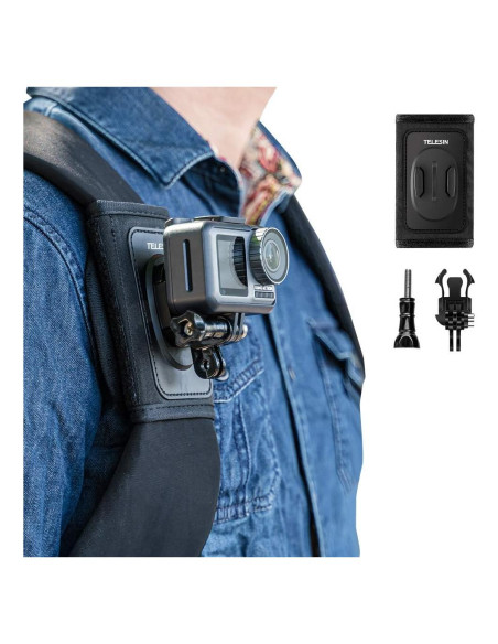 Soporte de Mochila TELESIN Correa Ajustable para Cámaras