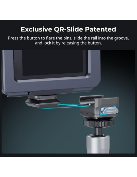 Placa de Montaje QR SmallRig H21 para Cámaras y Monitores